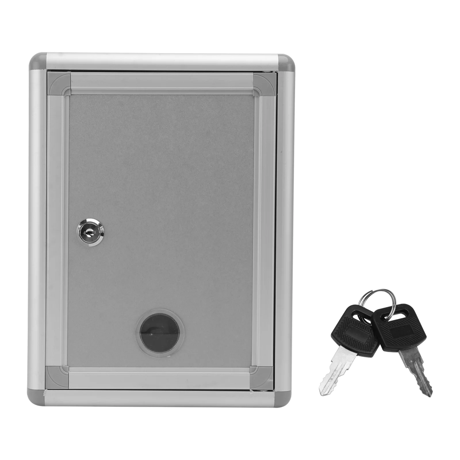 

Alloy Mailbox With Lock Aluminium Small Mailboxes for outside Wall Mount Wall-mounted Decorate