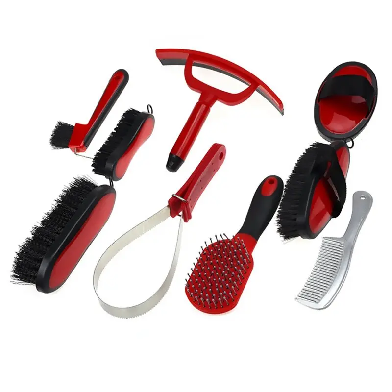 【SPECIAL】9-Piece Horse Grooming Kit With Tote Bag For Effective Horse Care And Massage For Horse Riders Beginner view 5