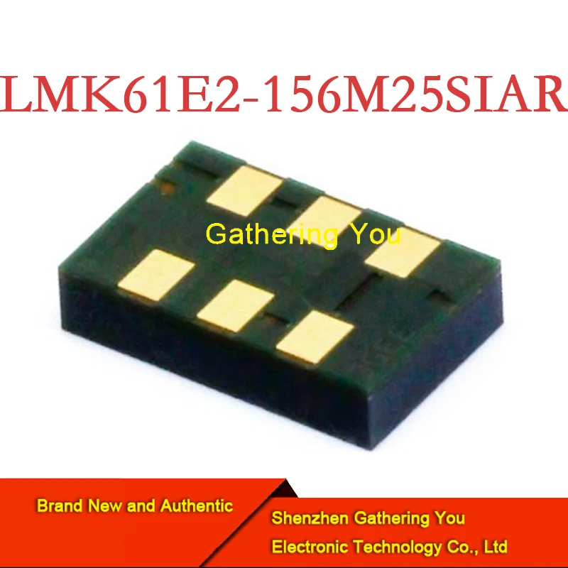 LMK61E2-156M25SIAR QFM-6 Standard clock oscillator Brand New Authentic