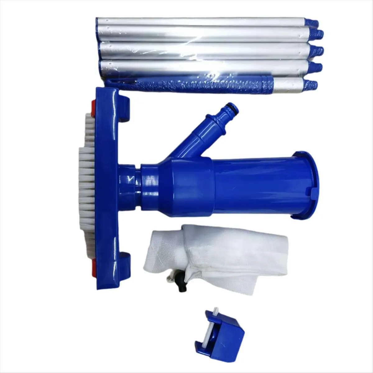 T34C Pool Cleaning Supplies Vacuum Cleaner with Cleaning Brush Jet Vacuum Pool Head with Wand,European Standard