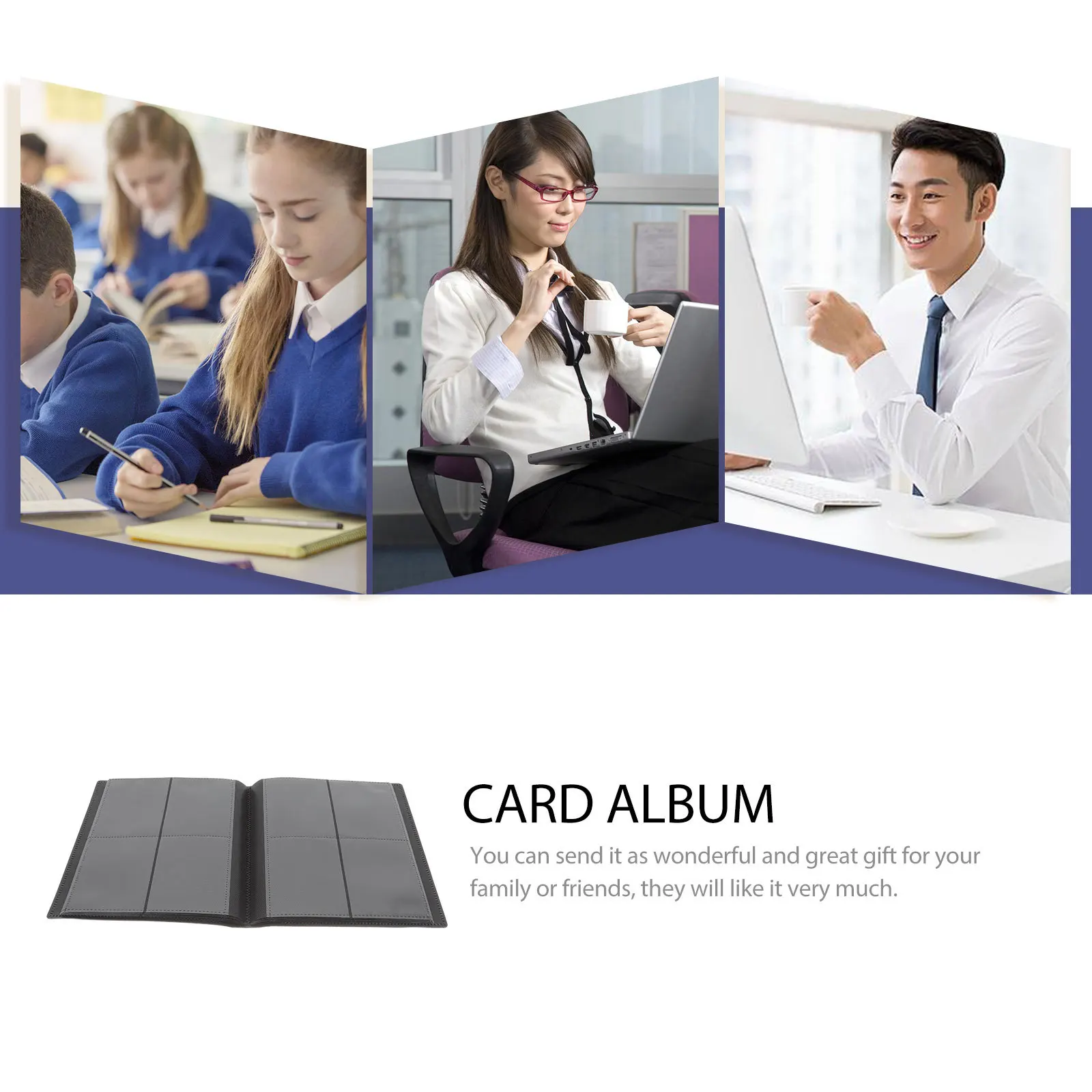 

High Quality Card Binder for Sports Gaming Trading Cards Collection Album Storage Holder Organizer Album Sleeves for Collectors