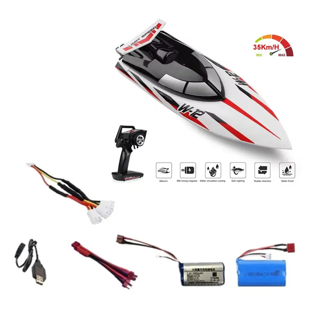 

WL 912-A RC Boat Parts Батарея 7,4 В 1500 мАч 3000 мАч / Т-образный разъем / кабель 3 в 1 Подходит для: WL 912-A RC Racing Boat