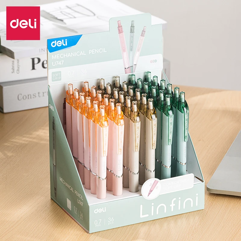

Deli 0.7mm Retractable Mechanical Pencil, Mechanical Pencil For Writing & Drawing