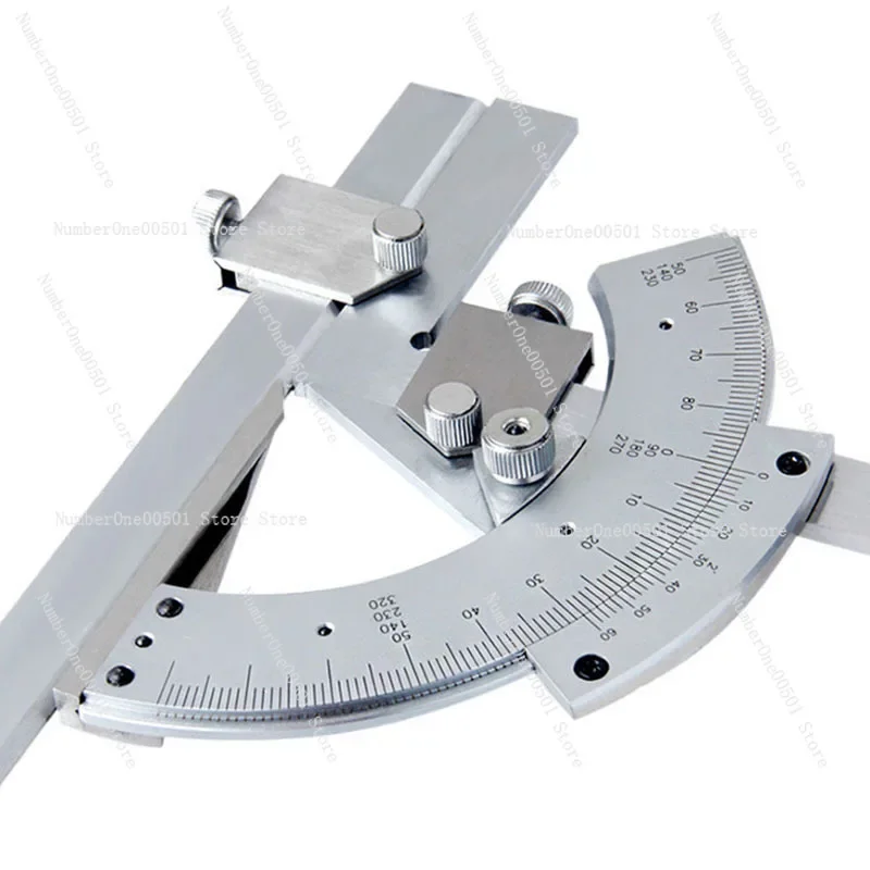 High Quality Carbon Steel Universal Bevel Protractor, 0-320 Degree Precision Angle Measuring Ruler