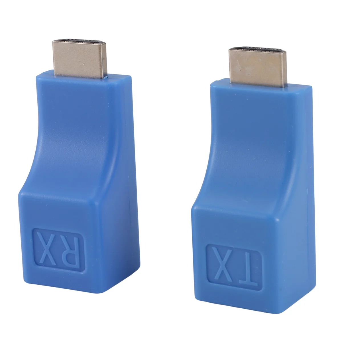 RISE 2Pack موسع HDMI، مكرر محول HDMI إلى RJ45 عبر Cat 5E / 6 1080P ما يصل إلى 30M موسع لـ HDTV PS4 STB 4K 2K