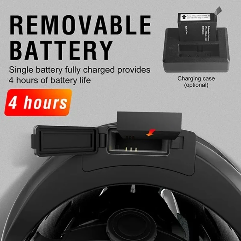 WIFI GPS Smart Cycling Helmet Recorder Bluetooth Anti-Shake Camera 170° Angle Remote Control Motorcycle Helmet Camera - Image 3