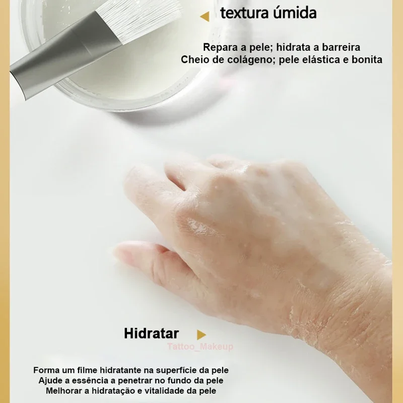 Mascarilla milagrosa coreana, polvo liofilizado de reparación de polipéptido de oligopéptido, Natural puro, antiarrugas, blanqueamiento