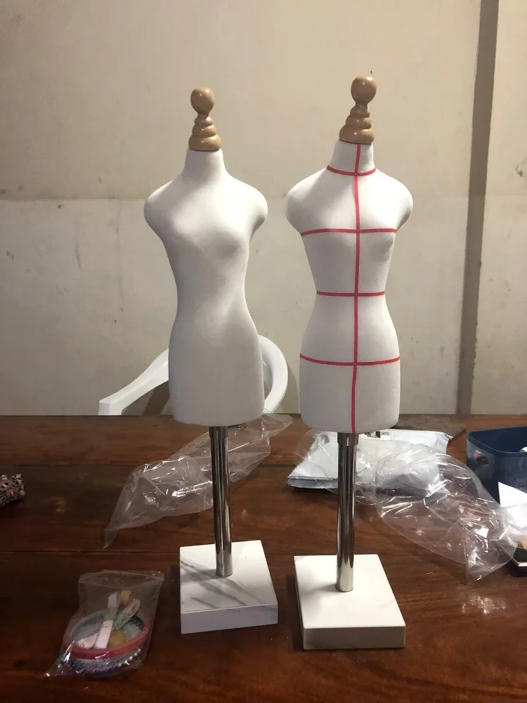 

Tailor Mannequin Sewing Women,Three Size Teaching Wood Manikin Clothes De Couture Cover,Can Pin C416HH