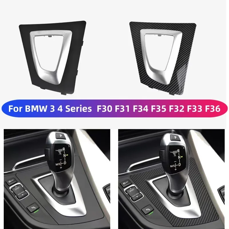 

For BMW 3 4 Series F30 F31 F34 F35 F32 F33 F36 Car Central Console Gear Shift Selector Cover Trim Transmission Shifter Bezel