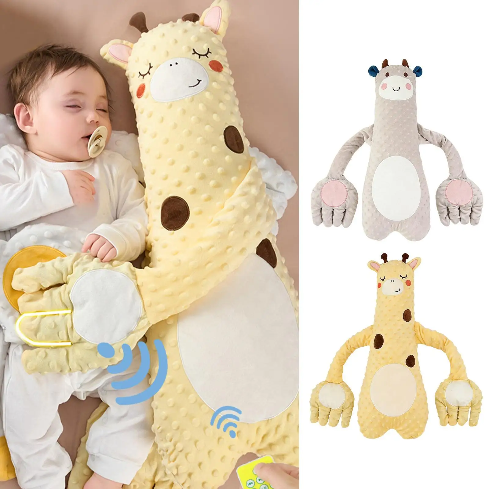 

Новая плюшевая игрушка-подушка для сна с функцией похлопывания, предотвращающая вздрагивания, для детей, мальчиков и девочек, для дома