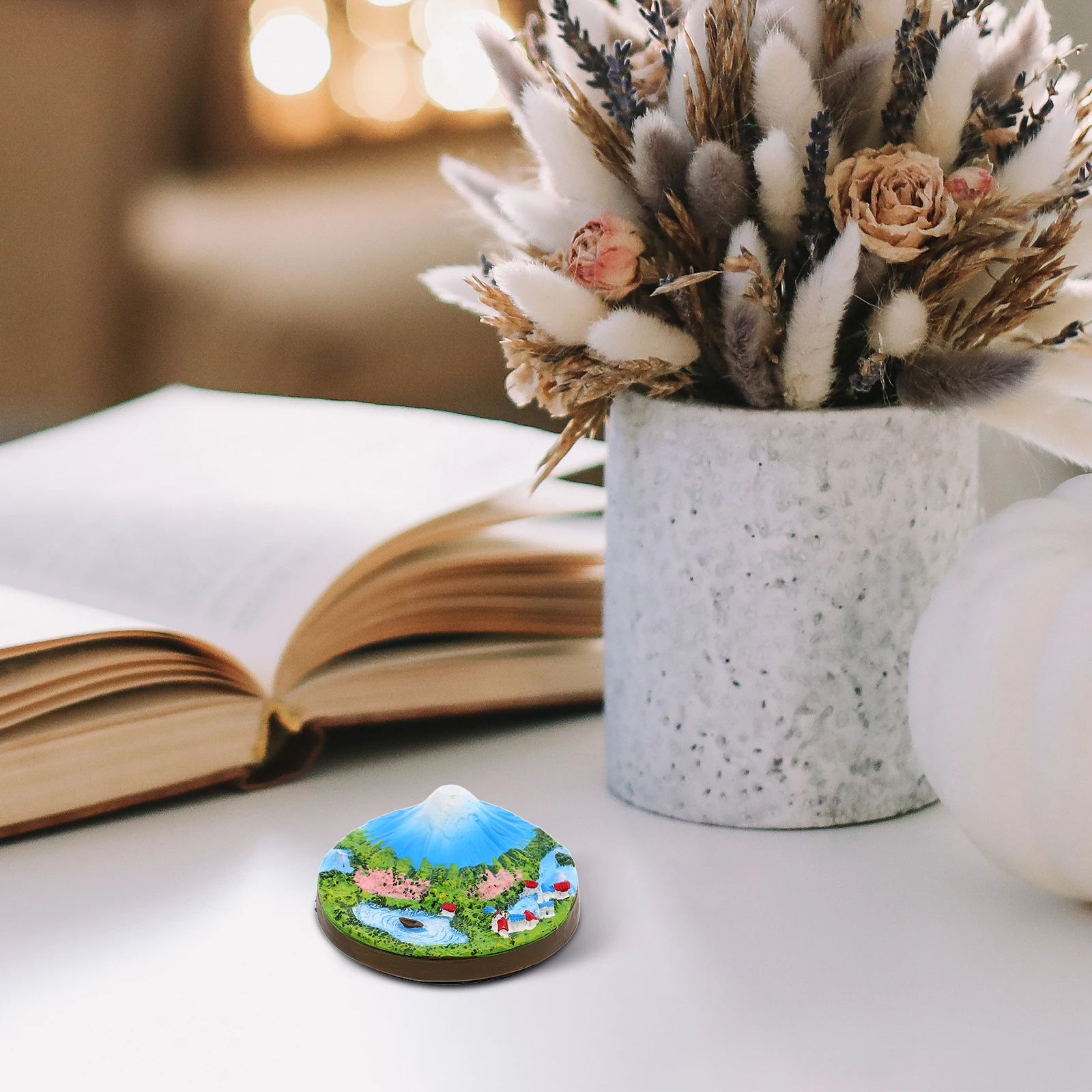 

H crafted Mountain Decor Mini Bonsai Statue Realistic Coffee Table Sculptures Design Home Room Table nament Micro L