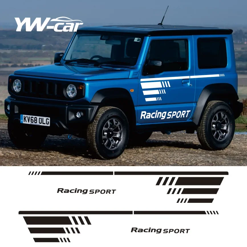 

Car Door Waist Line Stickers for Suzuki Jimny Auto Body Modified Stripes Kits Racing Sport Graphic Vinyl Decal Car Accessories