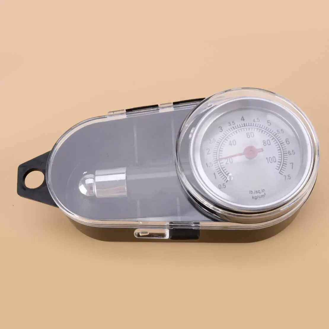 

Циферблатный тестер давления в шинах, автоматический измеритель шин 0-100PSI, подходит для автомобиля, мотоцикла, велосипеда, грузовика