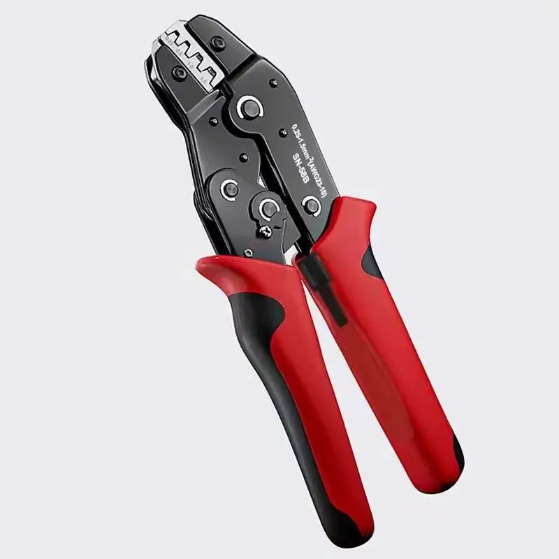 Ratcheting Crimping Tool Set for Dupont JST MOLEX Open Barrel EPC PCIE SATA Pins - Molex TE Terminals