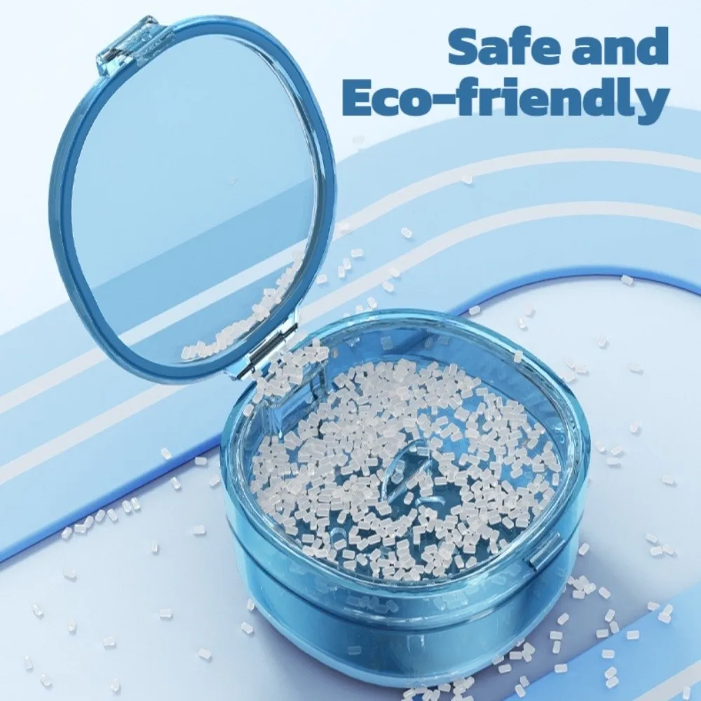 

Transparent Soaking Cleaning Invisible Braces Box Waterproof False Teeth Holder Dental Braces Box Large Capacity Sealed