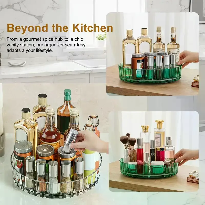 Rotating Perfume Organizer For - Luxury Skincare Tray recension och pris