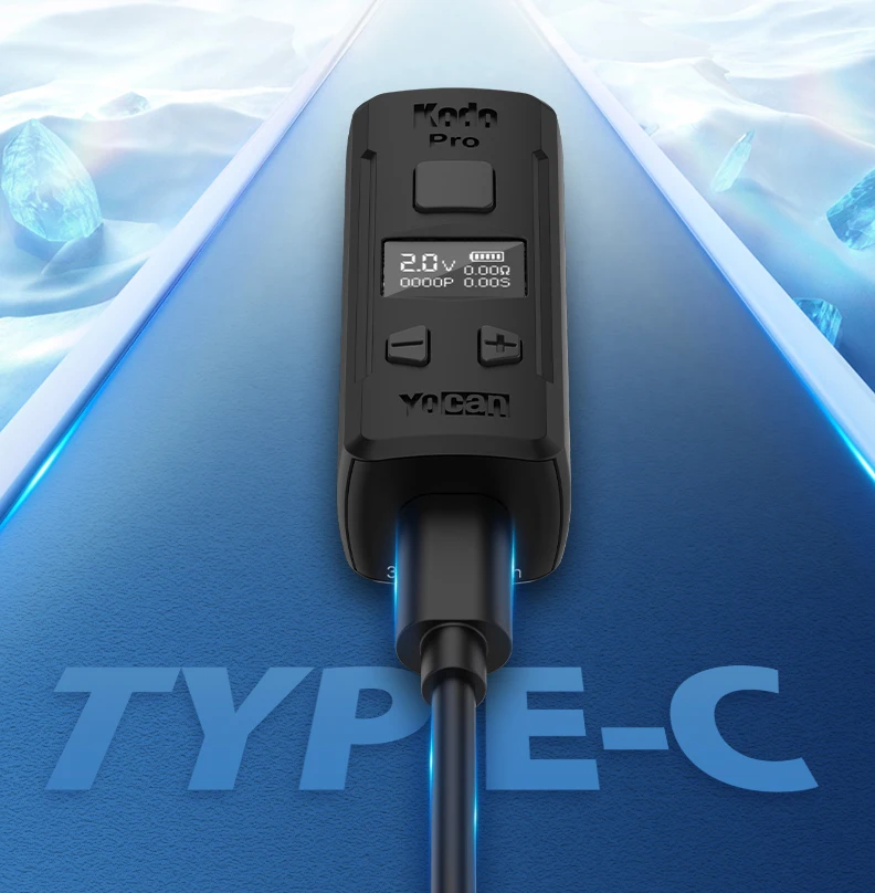 Oryginalny YOCAN Kodo Pro Vape Mod 400mAh bateria 510 gwint regulowane napięcie 10s parownik do elektronicznego papierosa podgrzewania