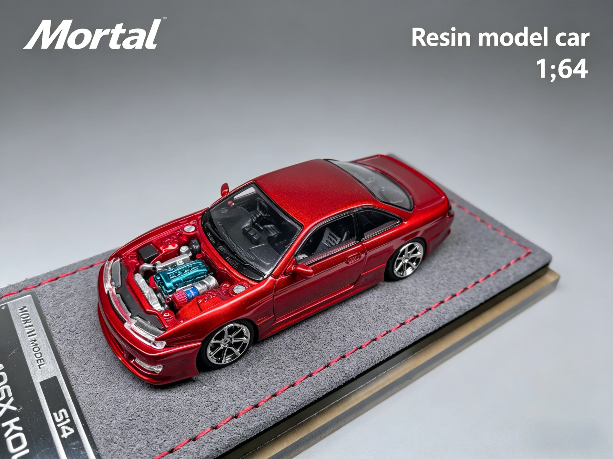 2026 Beijing Exhibition Limited Edition Mortal 1:64 Alloy S14 Metal Red Replica Car Collectible Decoration Item Boys' Gift