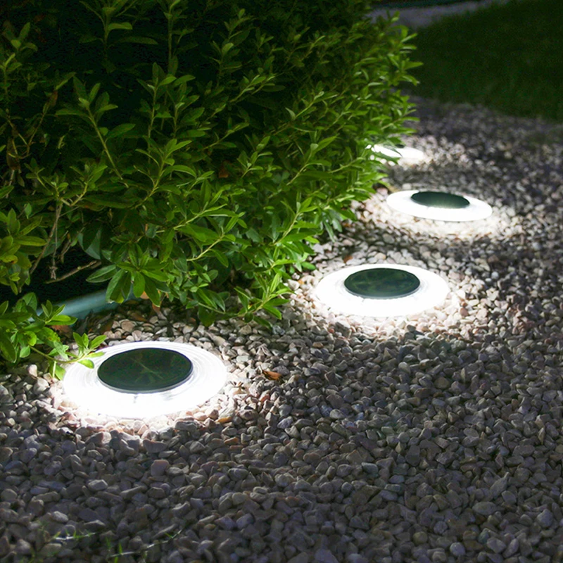 Luci da giardino a LED solari per esterni decorazione impermeabile lampada a energia solare cortile paesaggio percorso prato balcone scala luce