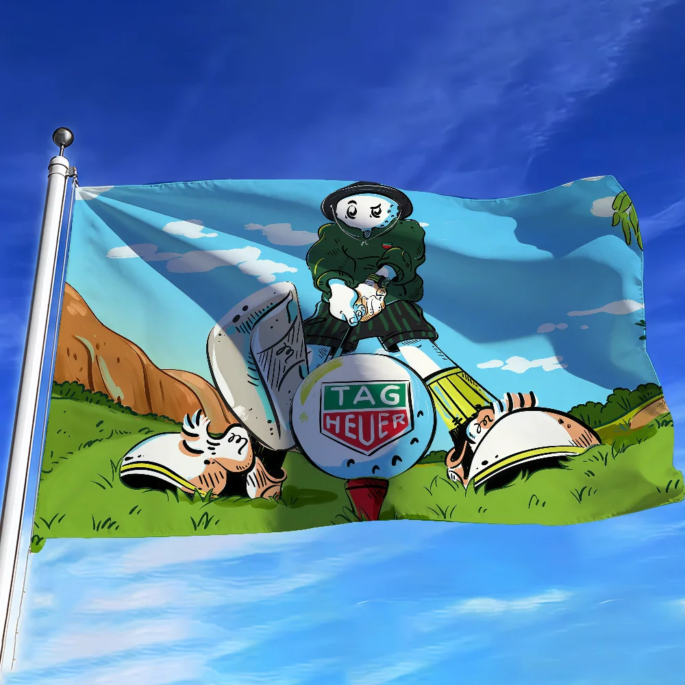 Coole N-Malbon G-Golf-Flagge zur Dekoration, zum Aufhängen im Freien, für Picknick, Zuhause, Camping, Party, Banner
