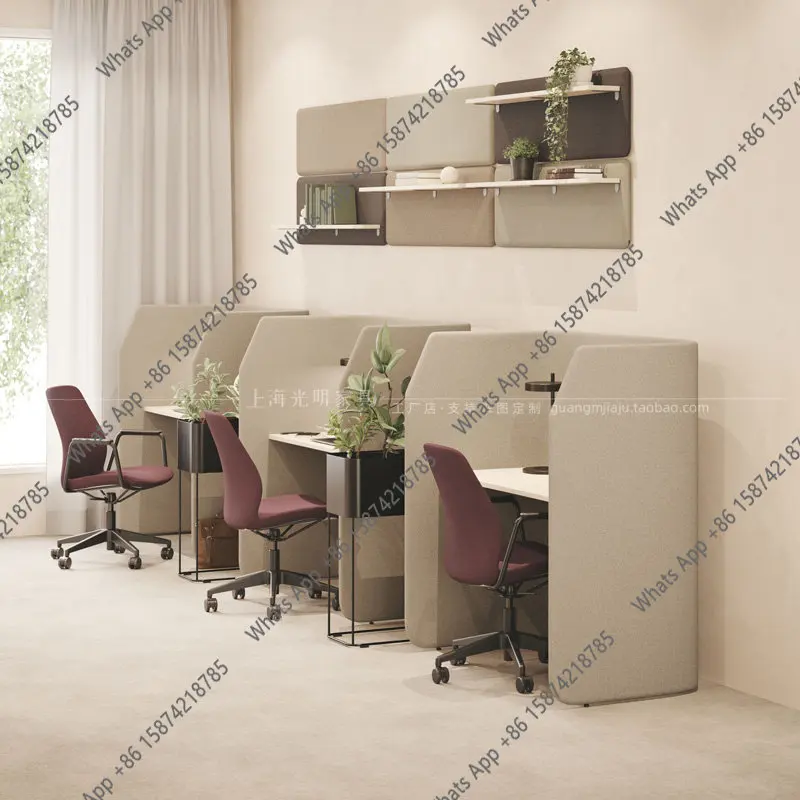 Office fabric enclosure computer desk partition screen desk creative simple and efficient single station