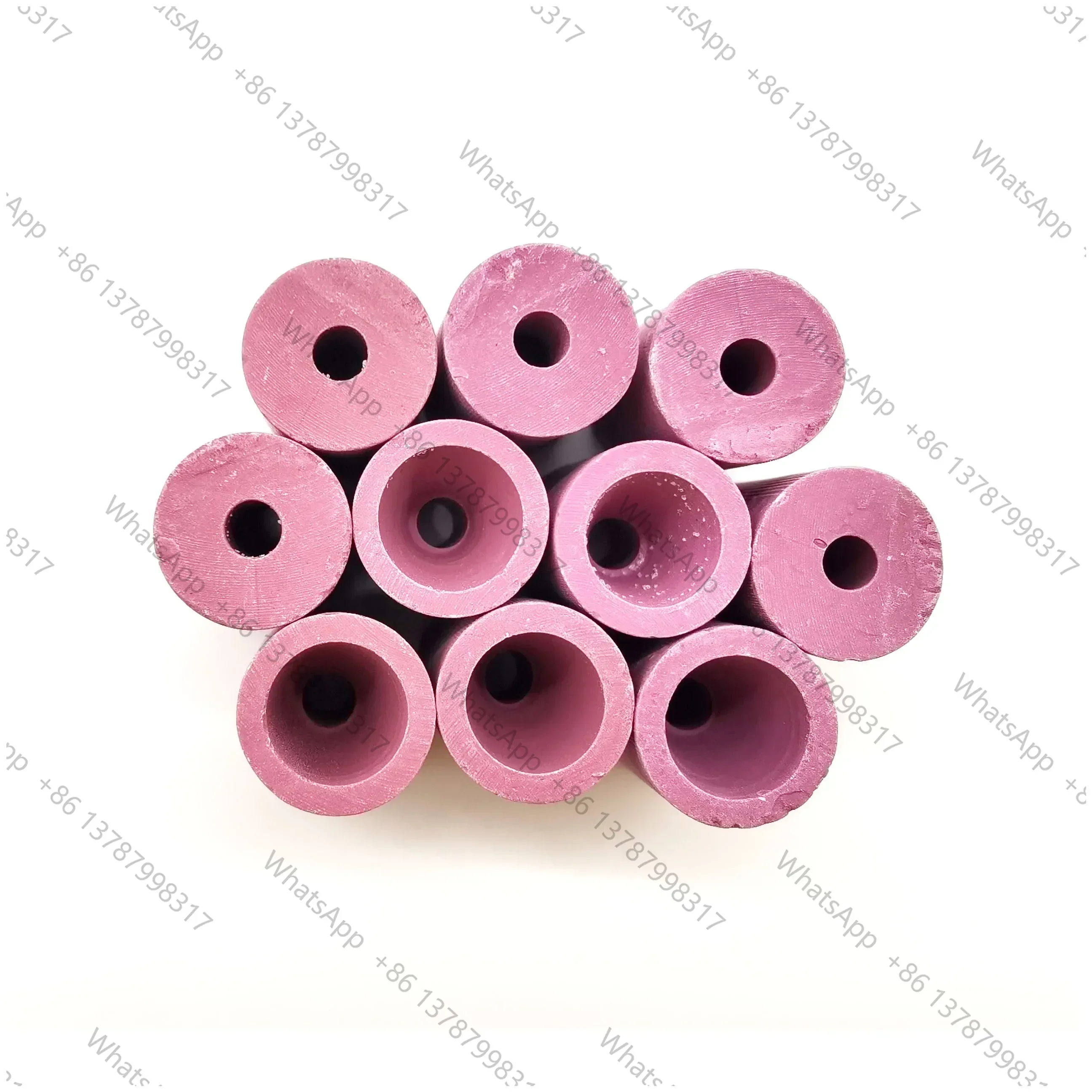 10 Pieces Sandblaster Gun Nozzles Sand Blaster Replacement Cylinder Ceramic Abrasive Tip for Blasting