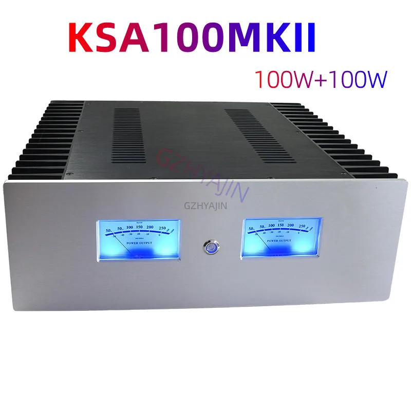 The NEWest 100W+100W class A KSA100MKII fever hifi pure post amplifier beyond Accuphase 405  20HZ~20KHZ