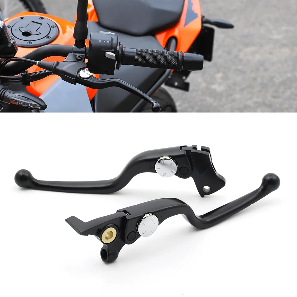 

Motorcycle Accessories Brake Lever Clutch Lever Front Control Handles For 390DUKE Duke390 Duke 390 ADV 390ADV RC390 2018-2023