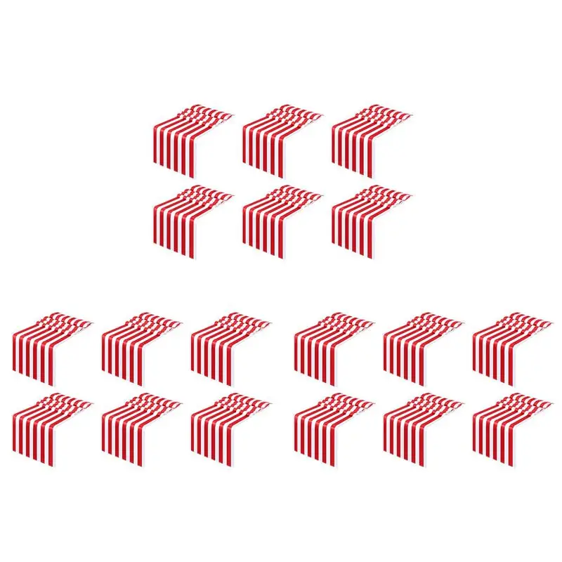 m11k-18-pieces-striped-table-runner-wedding-polyester-table-decor-red-white-striped-design-tablecloth-decor-12-x-108-inch