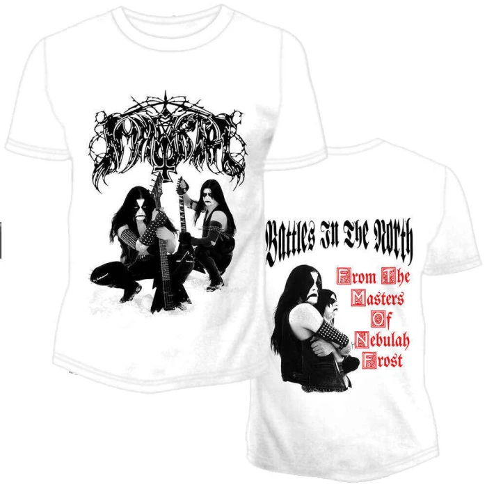 IMMORTAL Battles in The North 2025 Band T-Shirt Cotton Graphic Tee Men Women Summer Streetwear