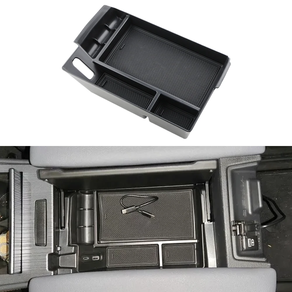 Für Toyota Sienna XL40 4. Generation 2021 2022 2023 2024 2025 Armlehnen-Aufbewahrungsbox Mittelkonsolen-Halter Ablage Organizer Zubehör