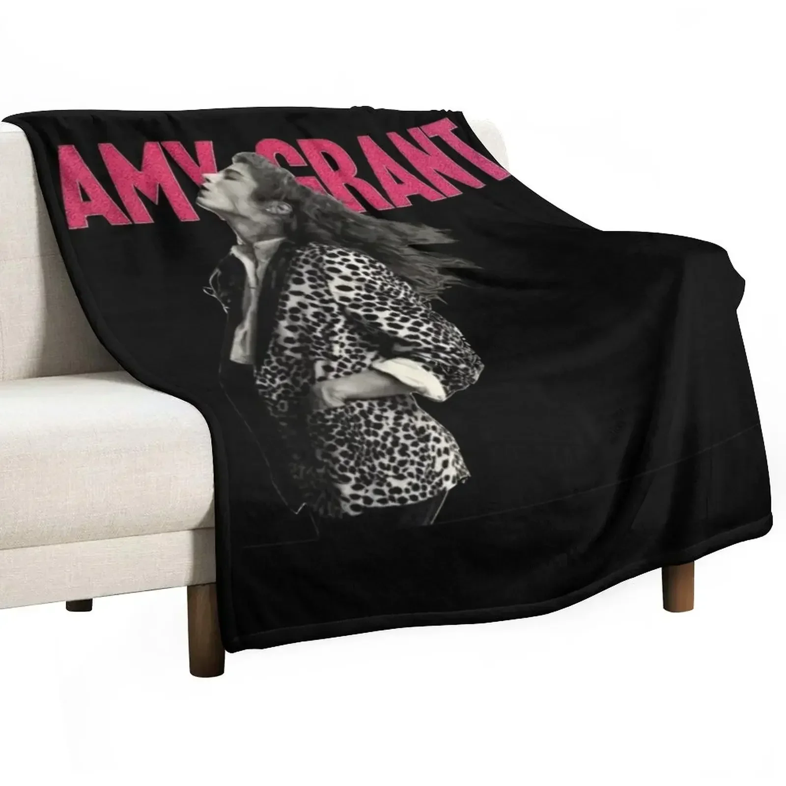 Amy Grant, Amy is Queen Design Throw Blanket Nap Heavy Furry Blankets