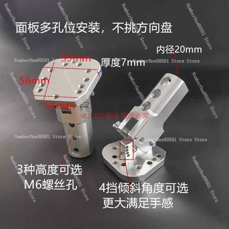 Base per Volante da Corsa CRG OTK Go-Kart, Supporto Universale Regolabile per Competizioni di Karting