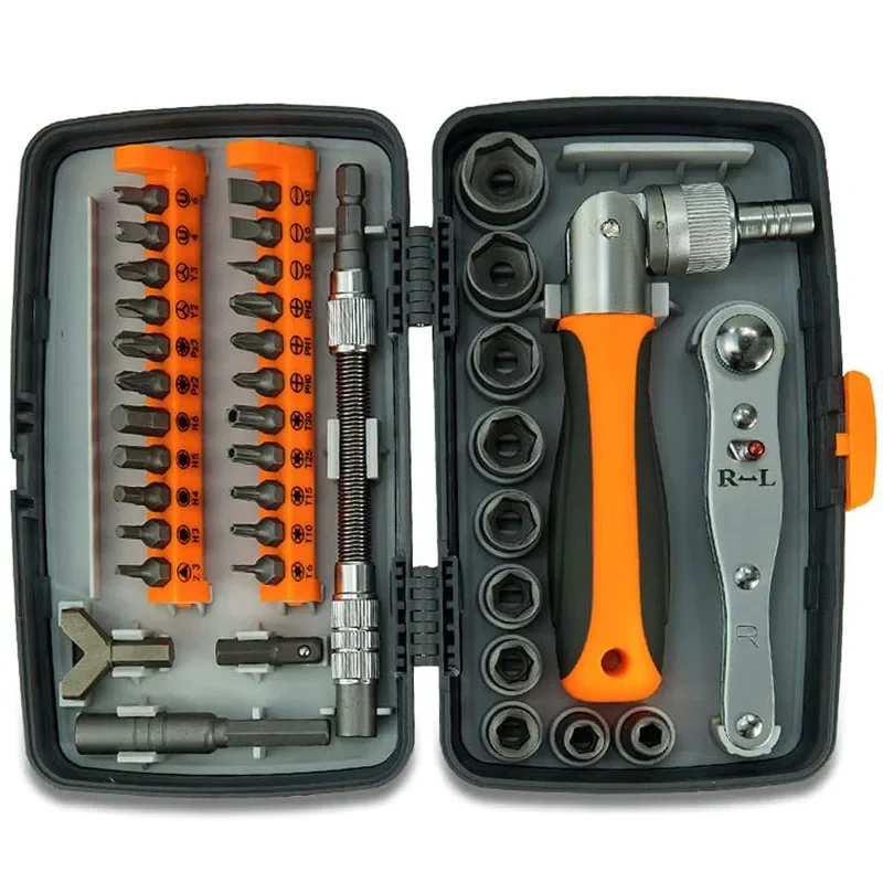 38-in-1 Labor-Saving Ratchet Multi-Purpose Screwdriver Set Household Hardware Screwdriver Tool Combination Screwdriver