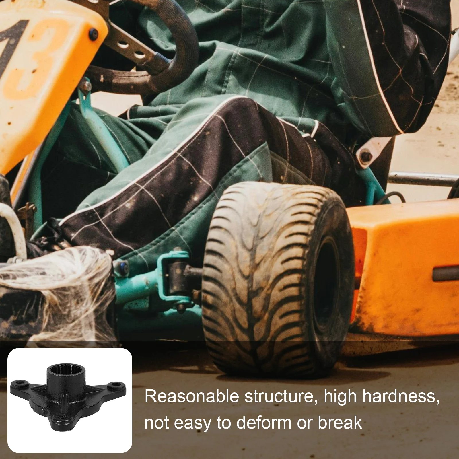 

Wheel Rim Axle For Axle Hub Kart Accessories Kart Durable Wheel Rim Hub Off-Road Vehicle Replacement Part