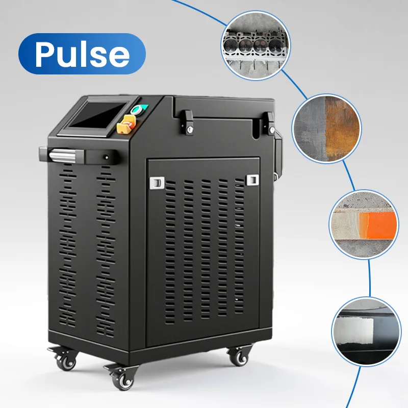 

Портативный импульсный лазерный аппарат для удаления ржавчины, ручная волоконно-лазерная система очистки 100 Вт, 200 Вт, 300 Вт