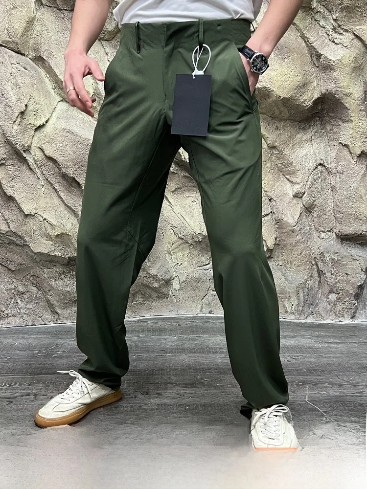 

High-End Functional Men's Outdoor Sports Casual Pants 3D Tailoring Qui Dry Breathable Built-In Taped Straight Leg Trousers