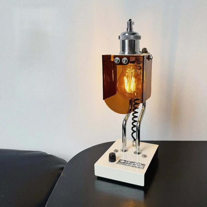 Retro LED Mood Lighting Creative Bedroom Desk Lamp Home Decoration Ambient Light Industrial Rechargeable Night Light for Gift