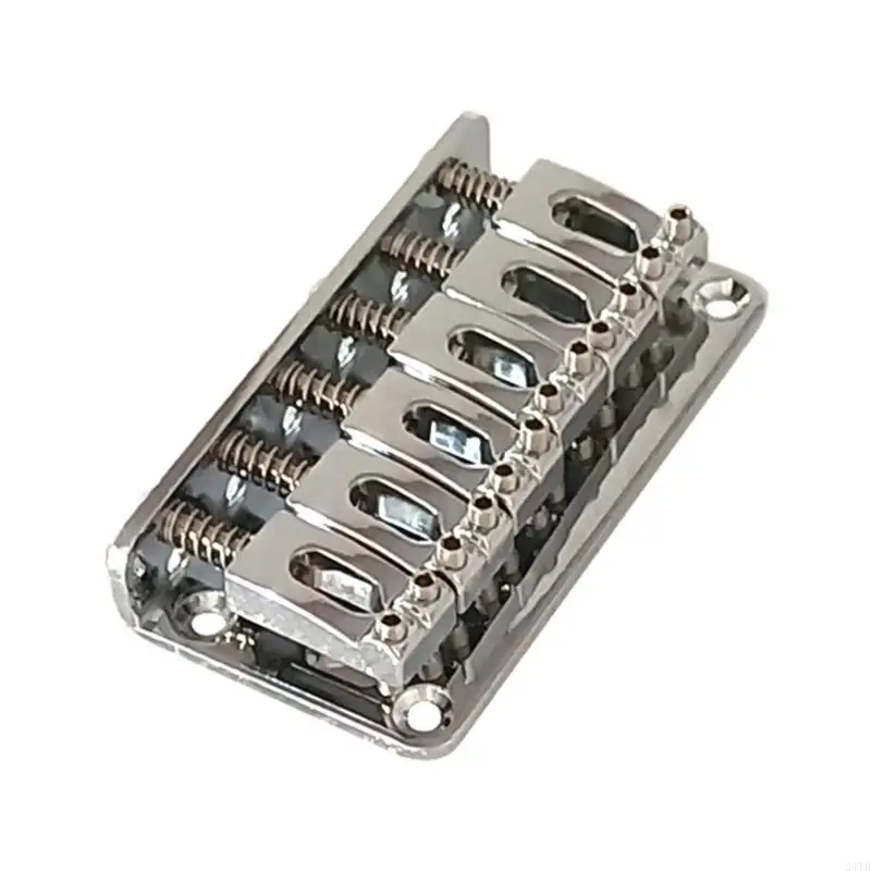 6 String Guitar Bridge, Guitar Bridge Replacement Parts with Four Mounting Screw 