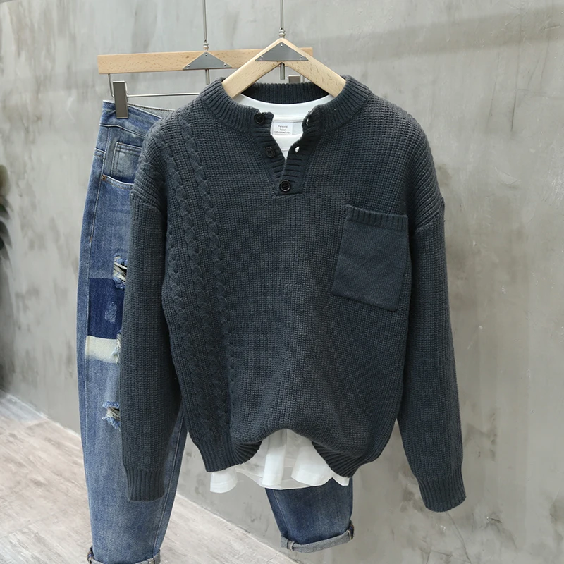Sweater gray blue