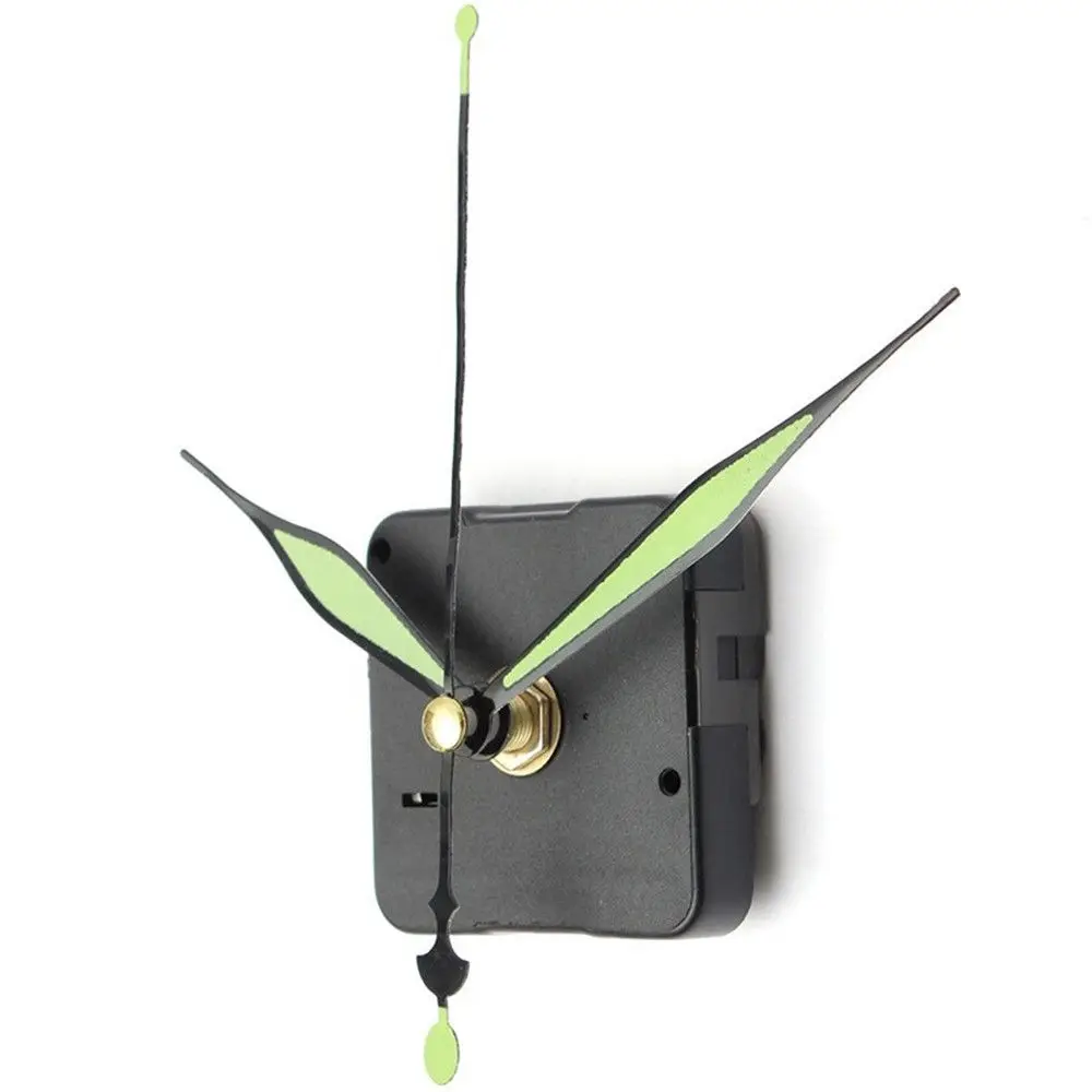 Practical Clock Parts Luminous Clock Movement Silent Quartz Wall Clock Spindle Mechanism Part