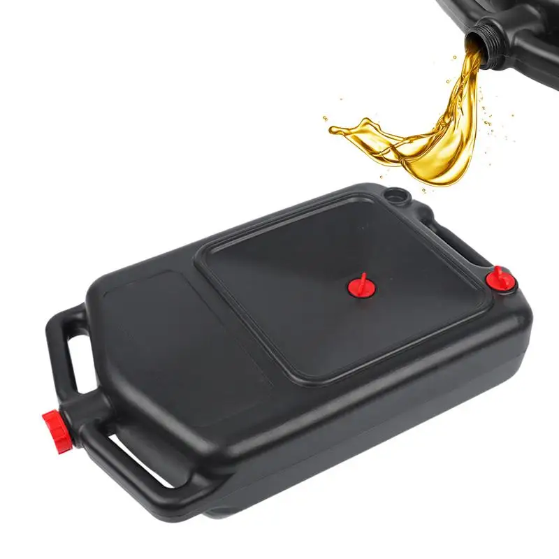 

Car Oil Drain Pan 15L Car Engine Oil Receiver Fluid Drain Pan Changing Oil Tool With Large Capacity For Car Maintenance Brake