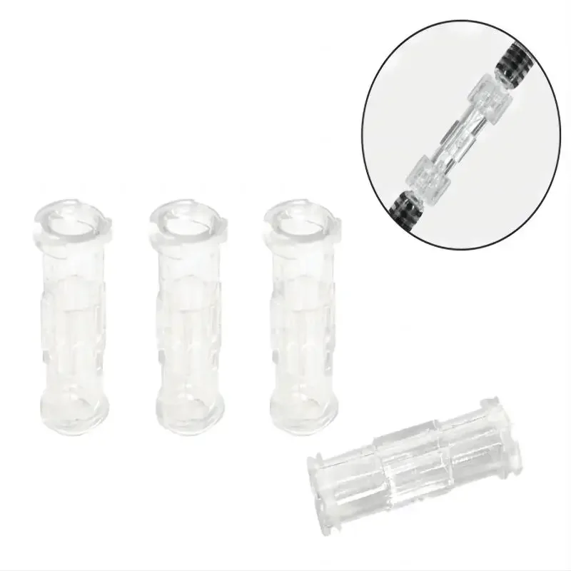 Transparent Luer Syringe Connector Pneumatic Parts Drug Guide Equipment Leak Proof Plastic Material