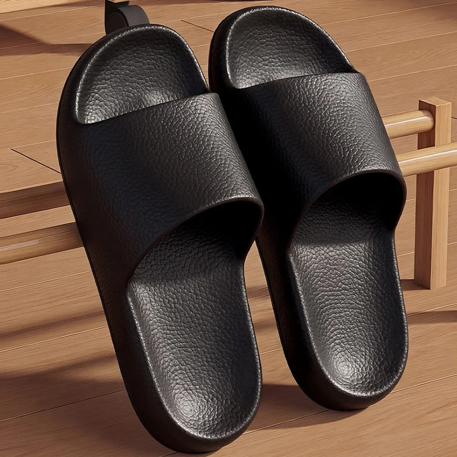 

Мужские и женские удобные легкие тапочки с мягкой подошвой, простые шлепанцы для дома и улицы, нескользящие сандалии из ЭВА для ванной комнаты