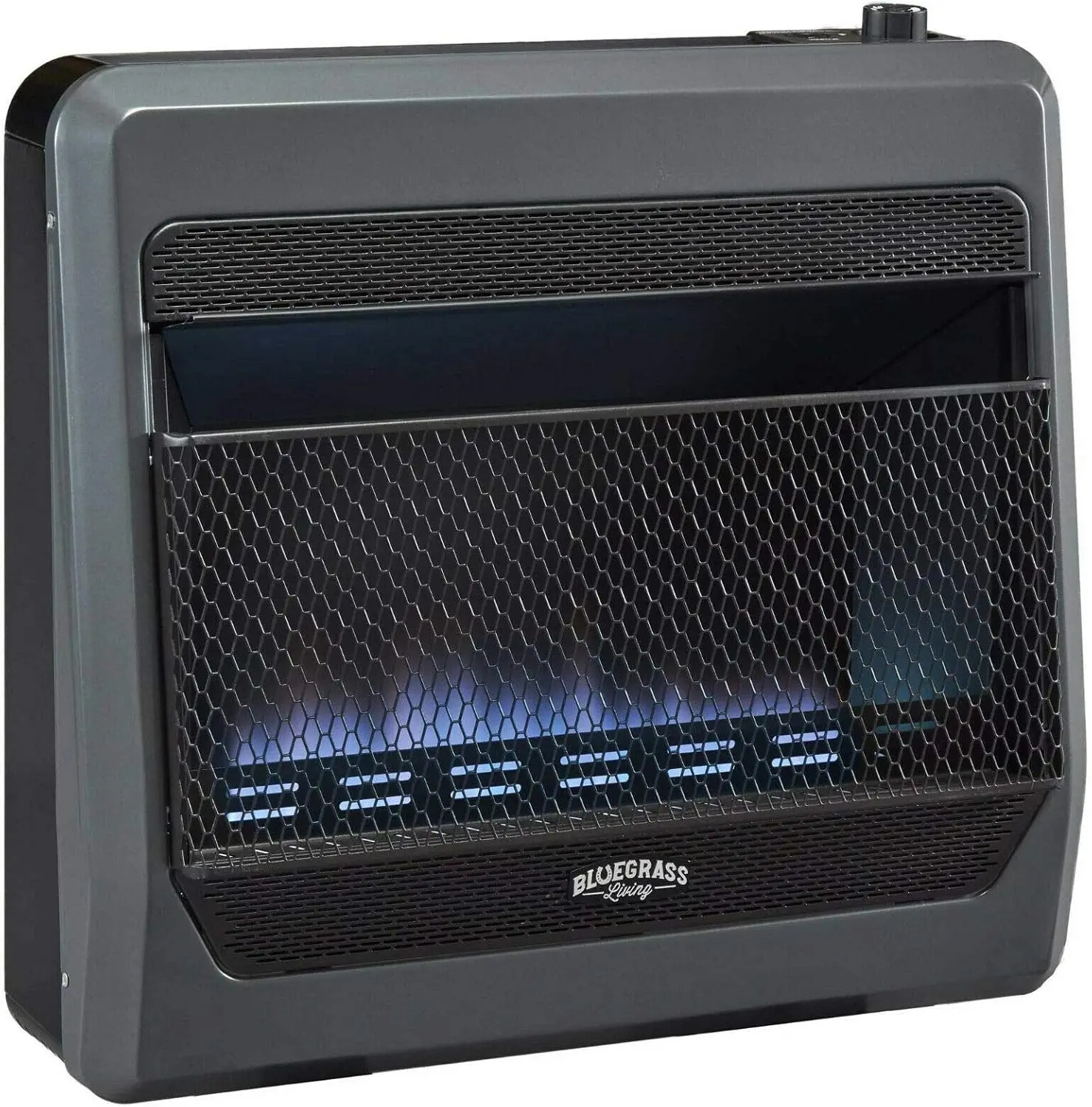 -BB Ventless Propane Gas Blue Flame Space Heater with Thermostat Control, 30000 BTU, Heats Up to 1400 Sq. Ft., Includes Wa