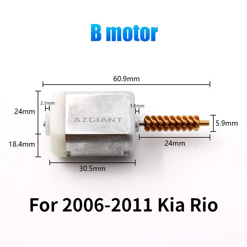 For Kia Rio Optima/HYBRID Central Door Lock Motor Car Accessories control tool brand new adjusting Electric engine DC 12V WORM