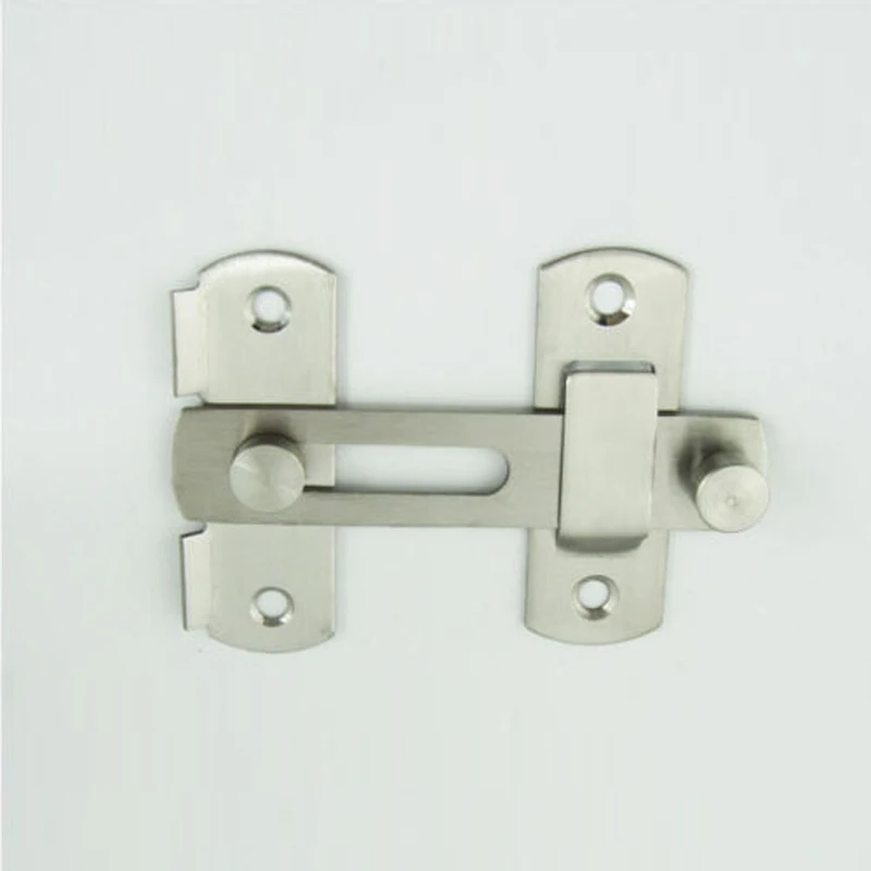 Stainless Steel Door Bolt with Screws Latch Slide Catch Lock Home Safety Gate Hardware Security High Quality Stable