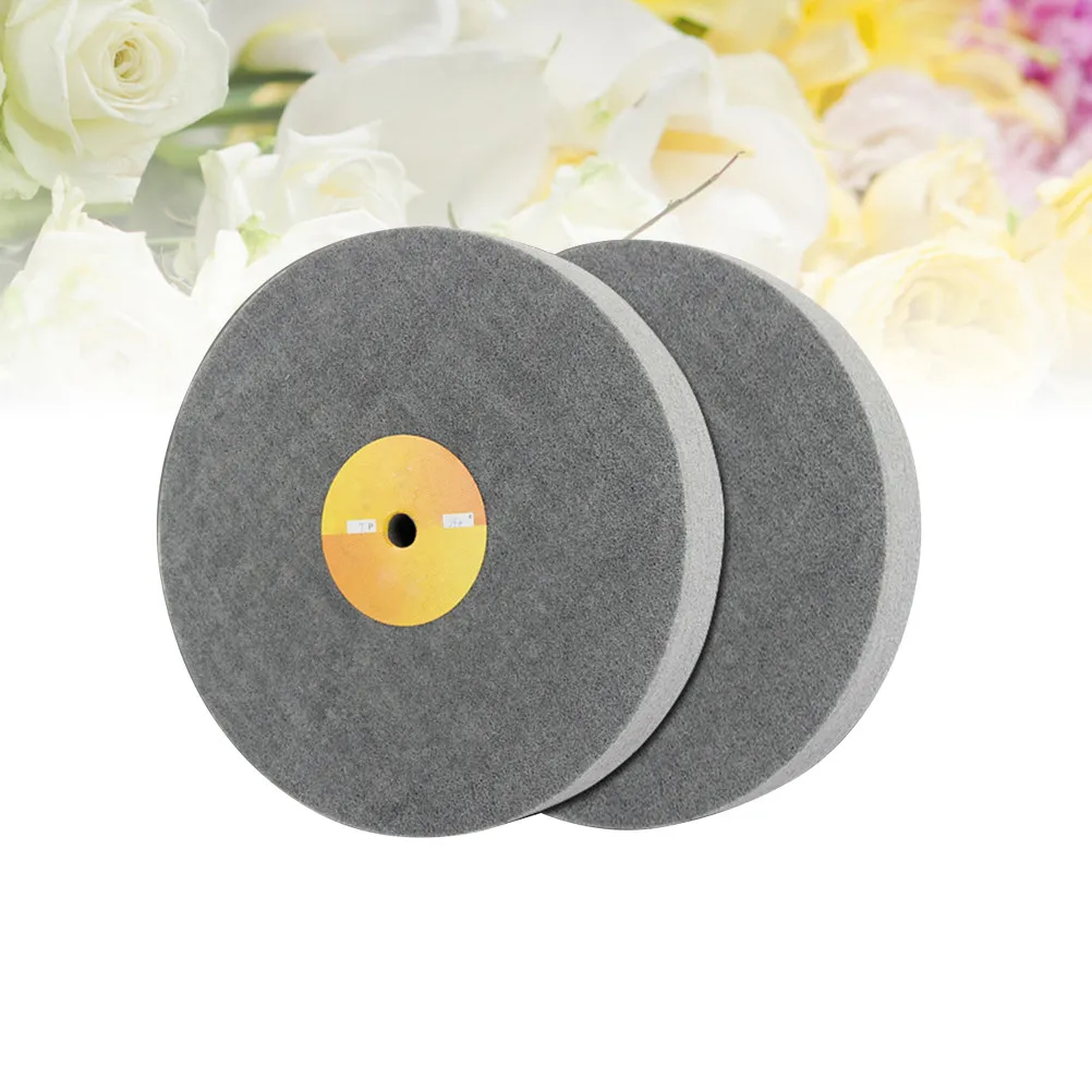 Nylon Polishing Wheel Buffing Pad Abrasive Disc Grey 150x25 High Efficiency Fine Metal Wood Polishing Disc Scratch Resistant