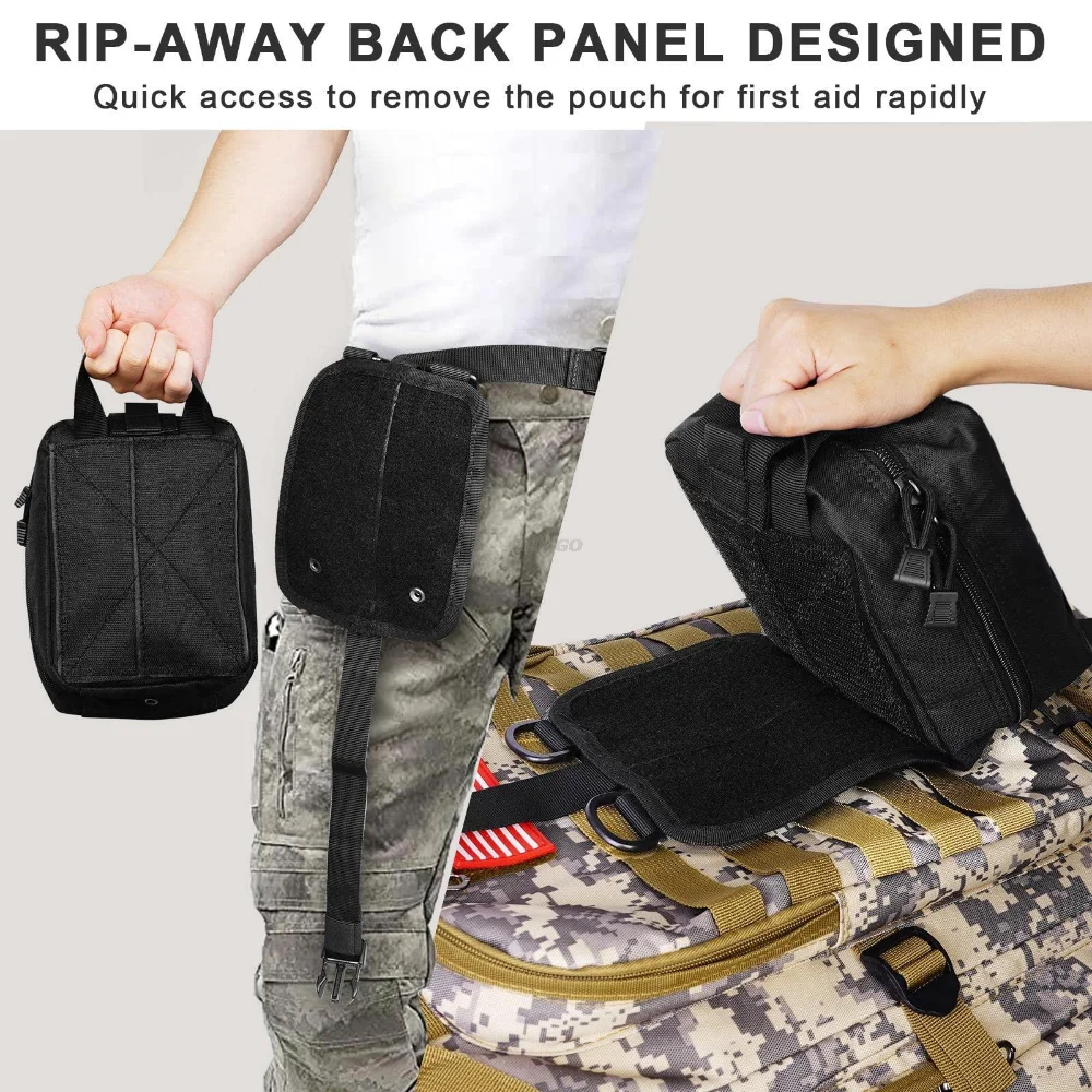 التكتيكية الإسعافات الأولية الحقيبة بقاء مول مزق بعيدا EMT الطبية IFAK حقيبة طبية في الهواء الطلق العسكرية الطوارئ بقاء الخصر حزمة