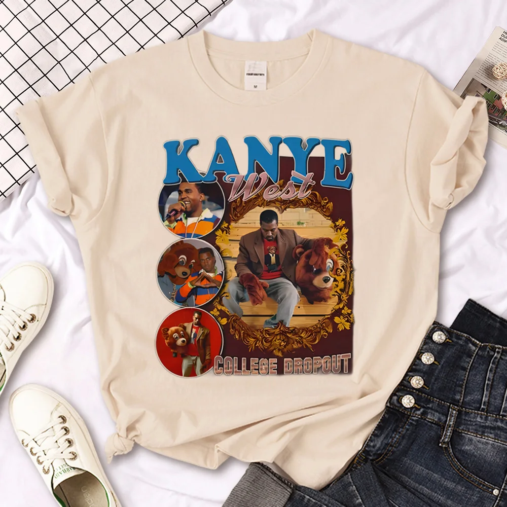 

Kanye West Tee women Japanese t shirt girl comic clothes